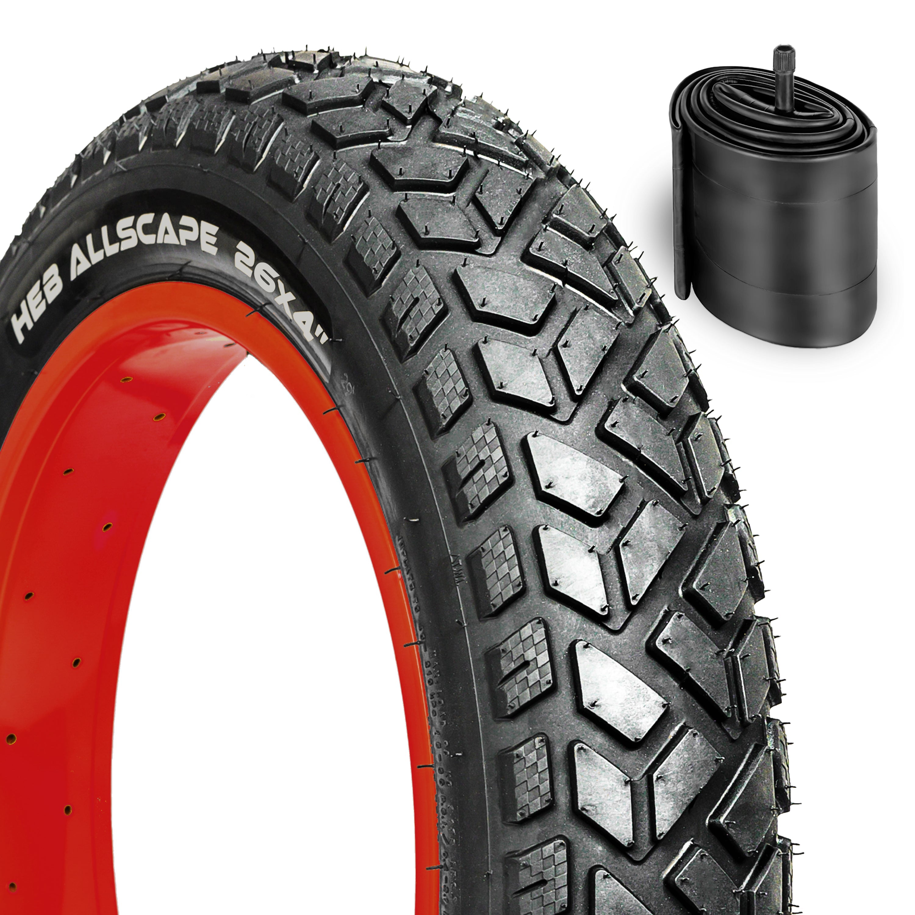 HEB ALLSCAPE® Fat Tire 26x4 (Includes 1 Tire/ 1 Tube