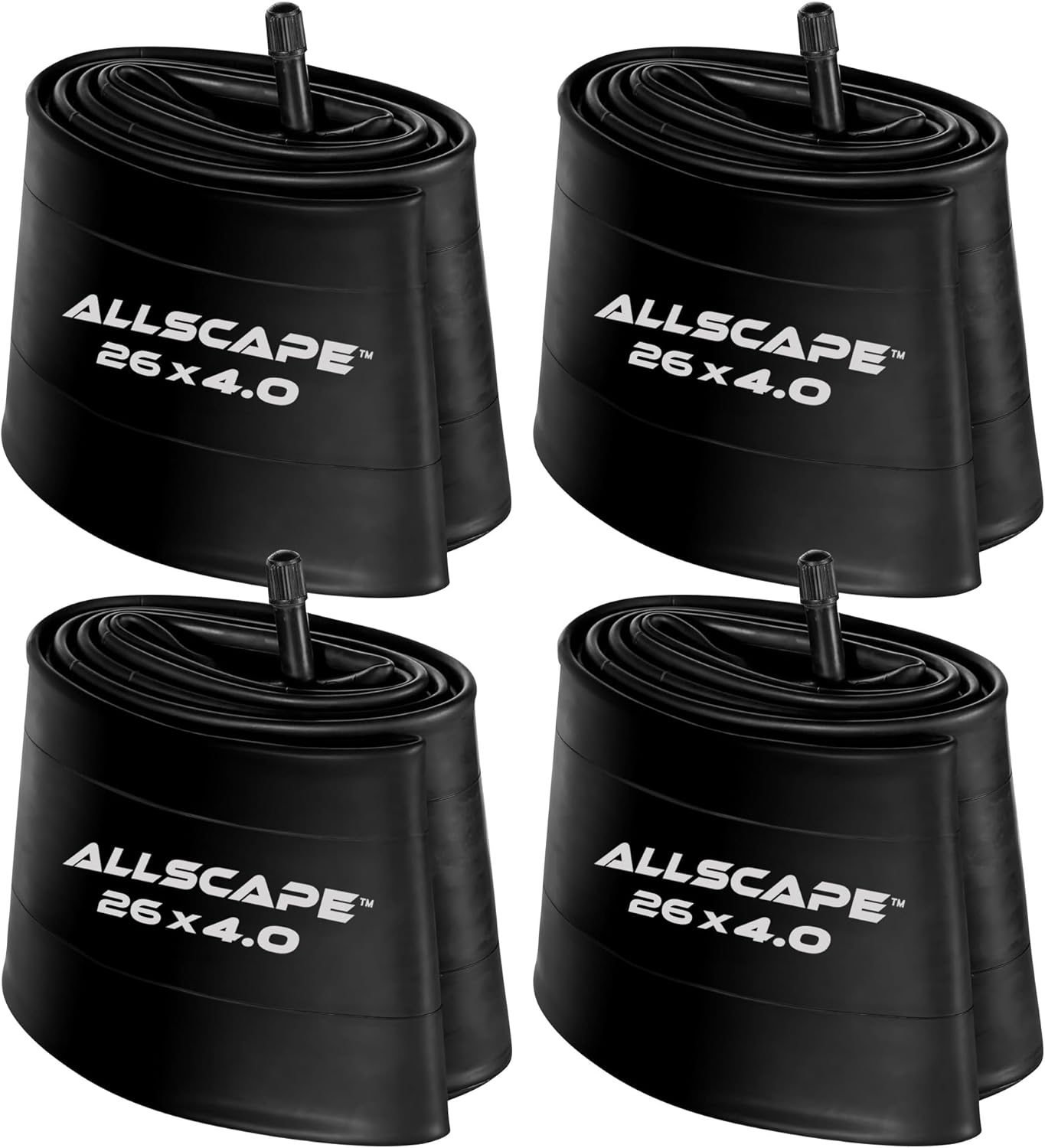 HEB Allscape 20x4' Tubes- Heavy Duty Bike Tube for Ebike Tires - Puncture Resistant Inner Tube for 20x4