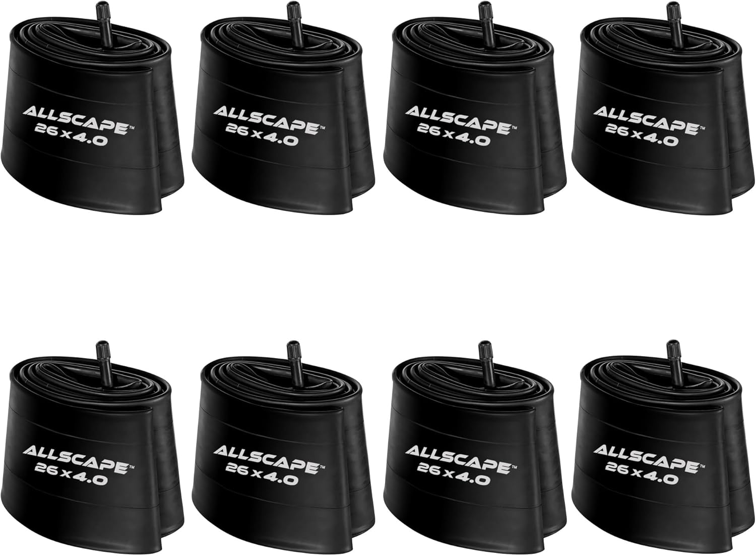HEB Allscape 20x4' Tubes- Heavy Duty Bike Tube for Ebike Tires - Puncture Resistant Inner Tube for 20x4
