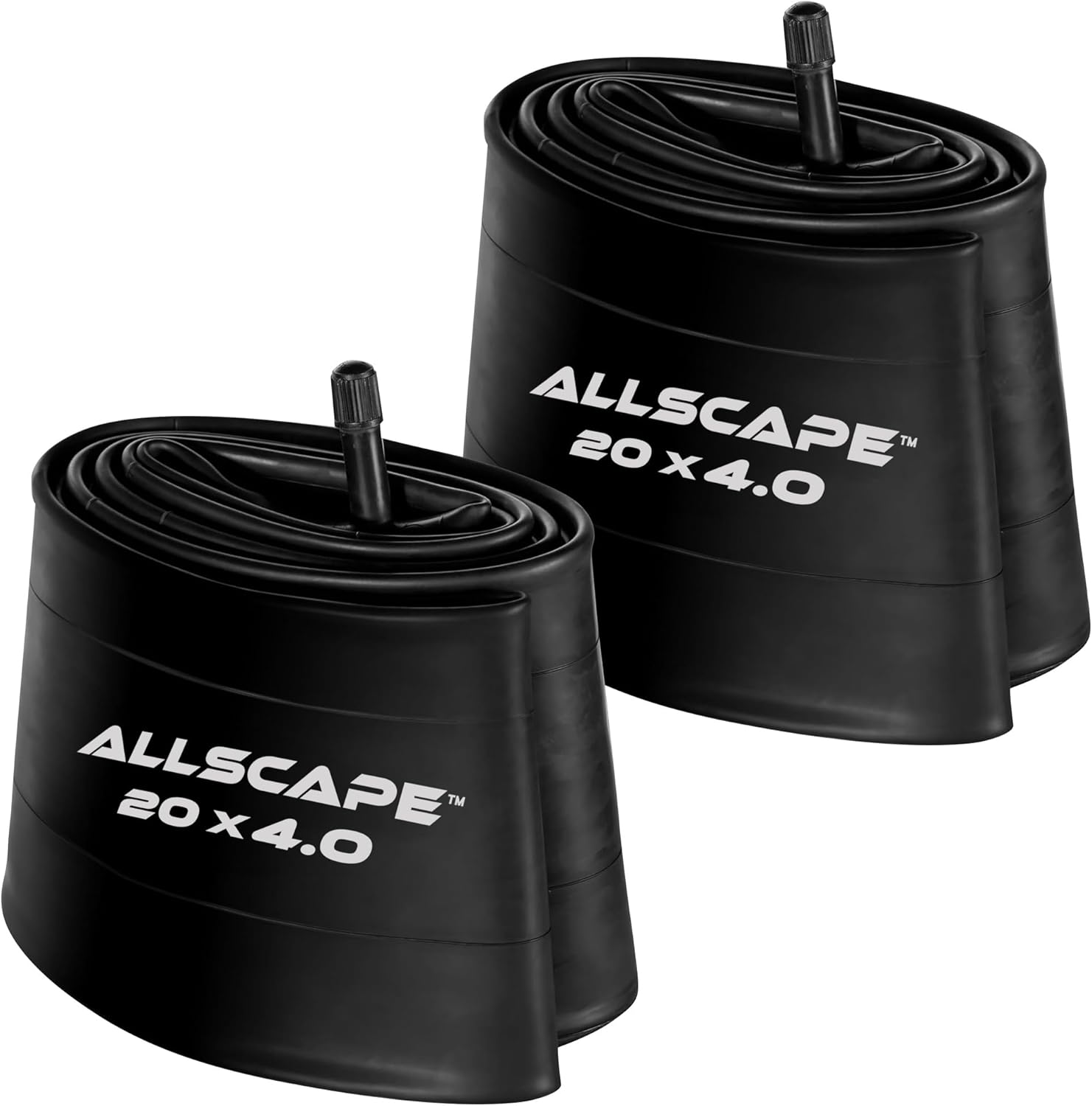 HEB Allscape 20x4' Tubes- Heavy Duty Bike Tube for Ebike Tires - Puncture Resistant Inner Tube for 20x4