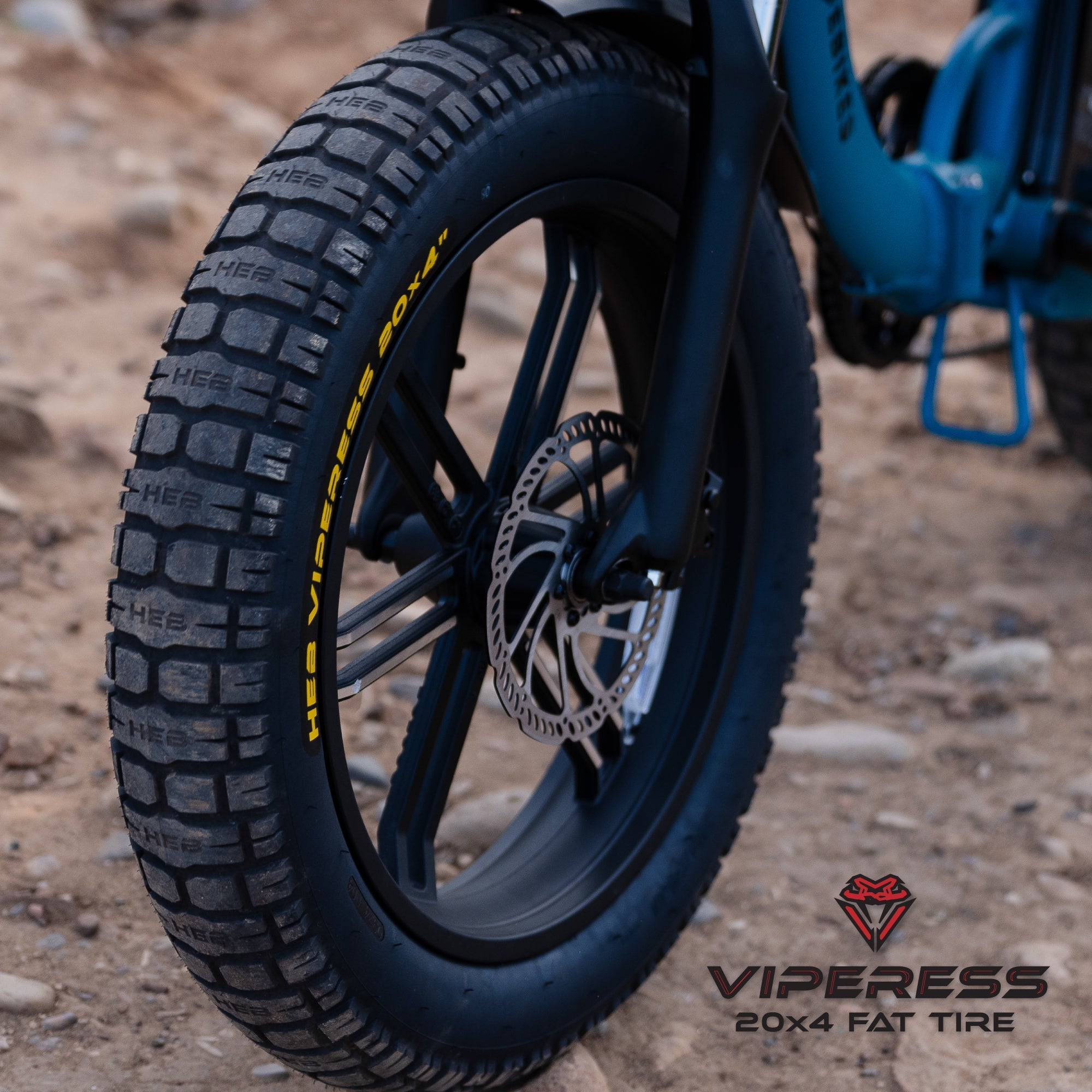 HEB Viperess Fat Tire SET of 2 Tires - Available in 2 Sizes. 20" x 4" and 26" x 4"