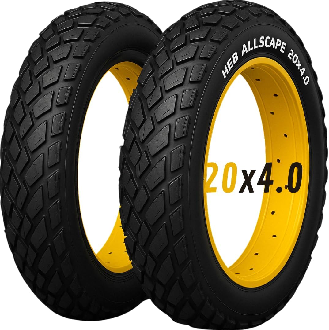 HEB ALLSCAPE® Fat Tires - Available in 2 Sizes. 20" x 4" and 26" x 4"
