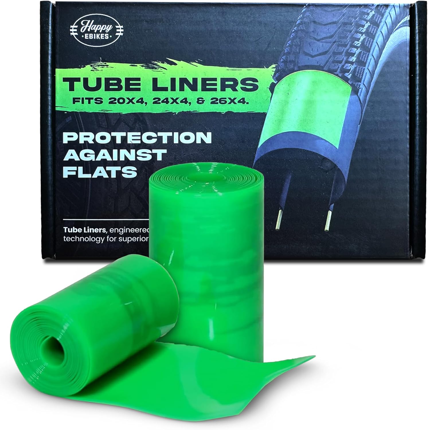 Happy E Bikes Allscape Bike Tire Liner (2 Pack) - Fits 20x4, 24x4, 26x4