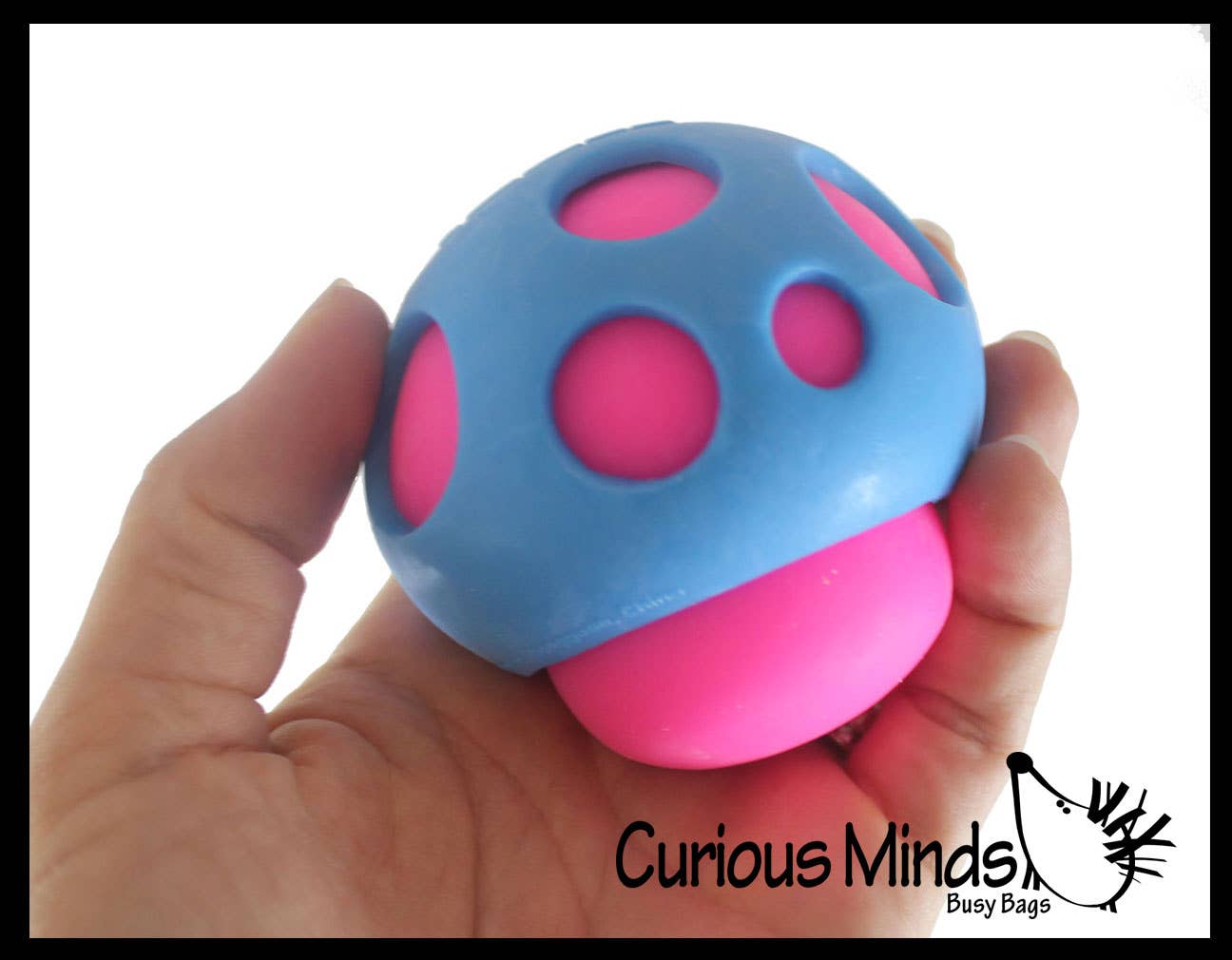 1 Mushroom Nee Doh Soft Squeeze Stress Ball