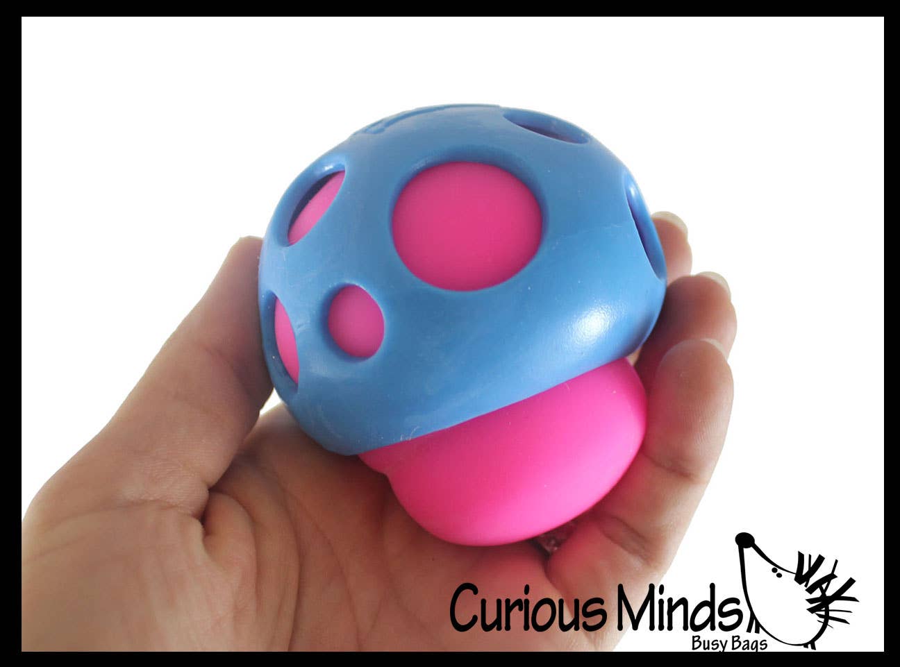 1 Mushroom Nee Doh Soft Squeeze Stress Ball
