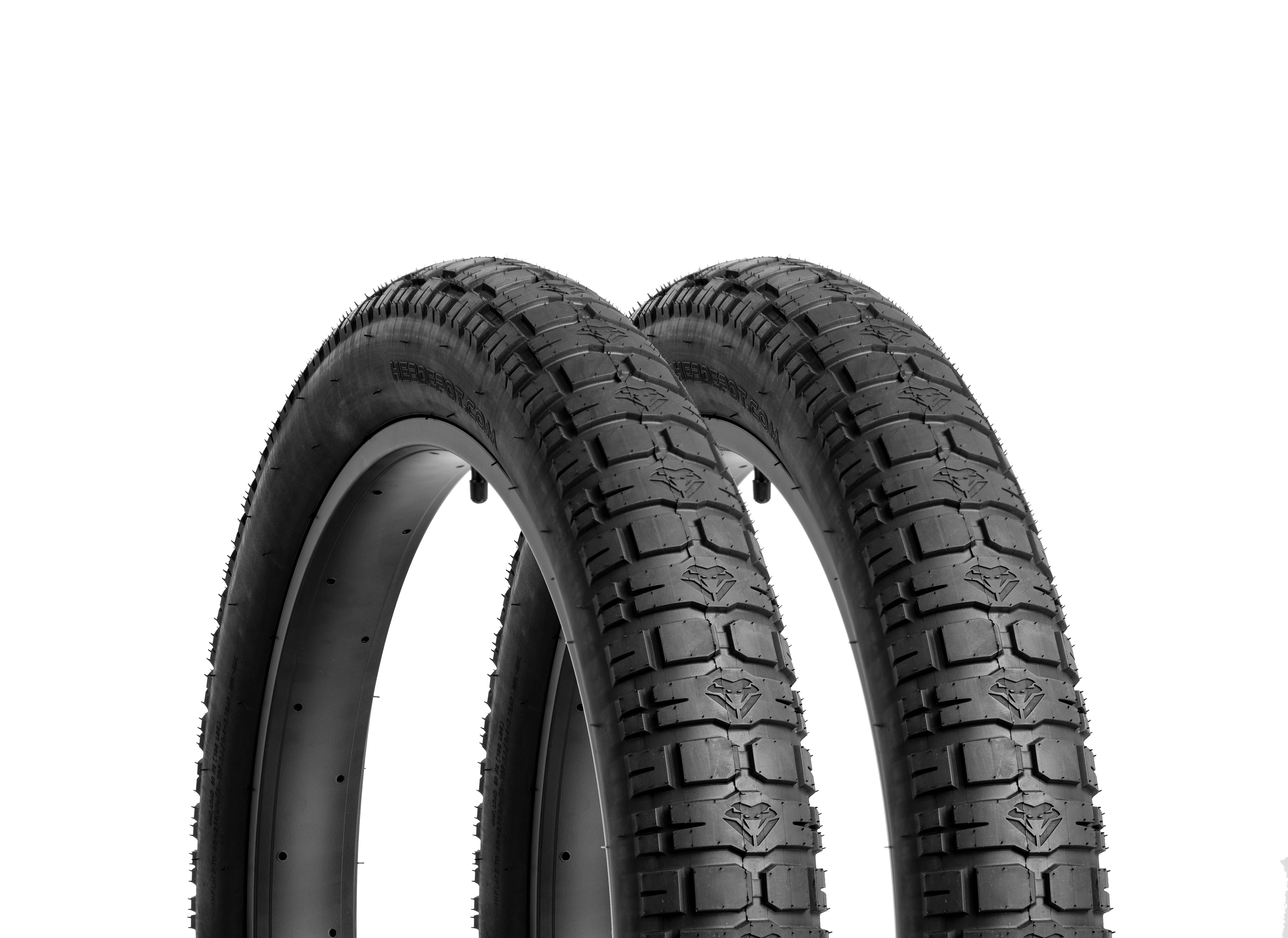 HEB Viperess Fat Tire SET of 2 Tires - Available in 2 Sizes. 20" x 4" and 26" x 4"