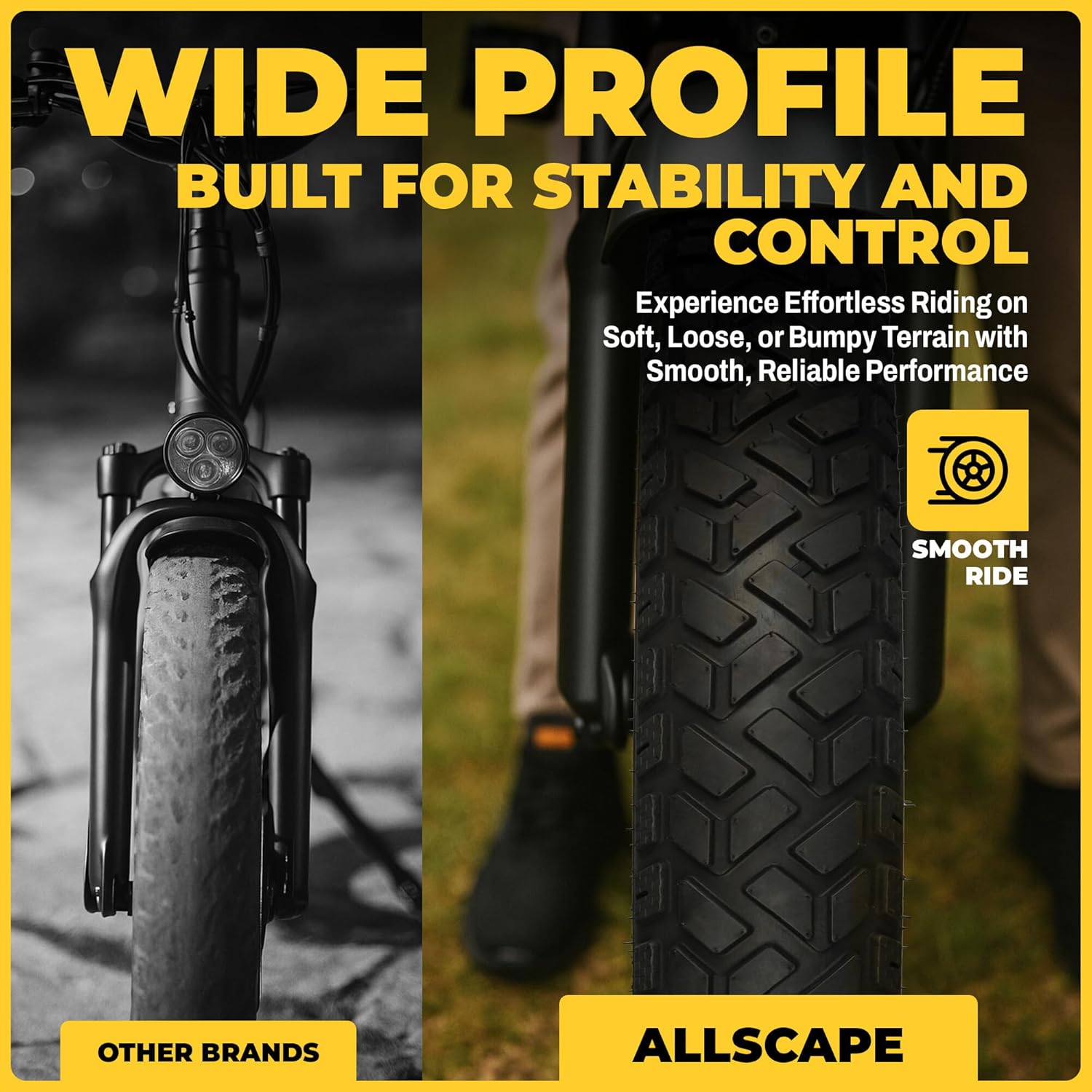 HEB ALLSCAPE® Fat Tire 26x4 (Includes 1 Tire/ 1 Tube