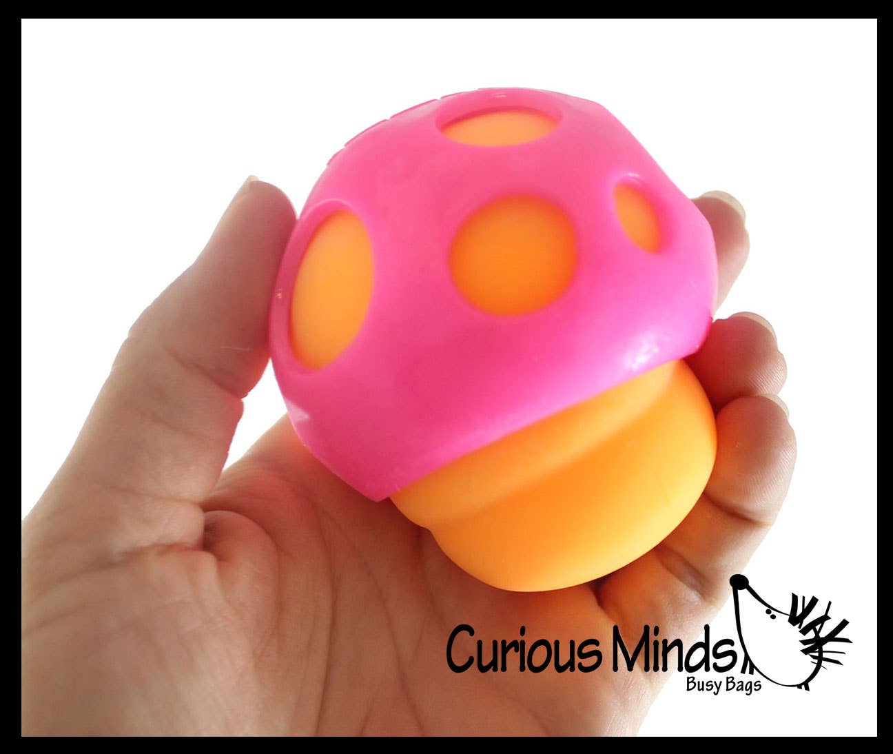 1 Mushroom Nee Doh Soft Squeeze Stress Ball