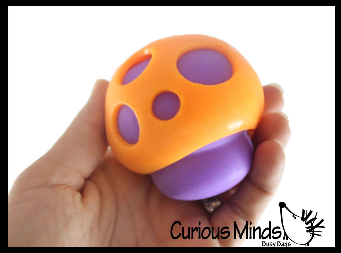 1 Mushroom Nee Doh Soft Squeeze Stress Ball