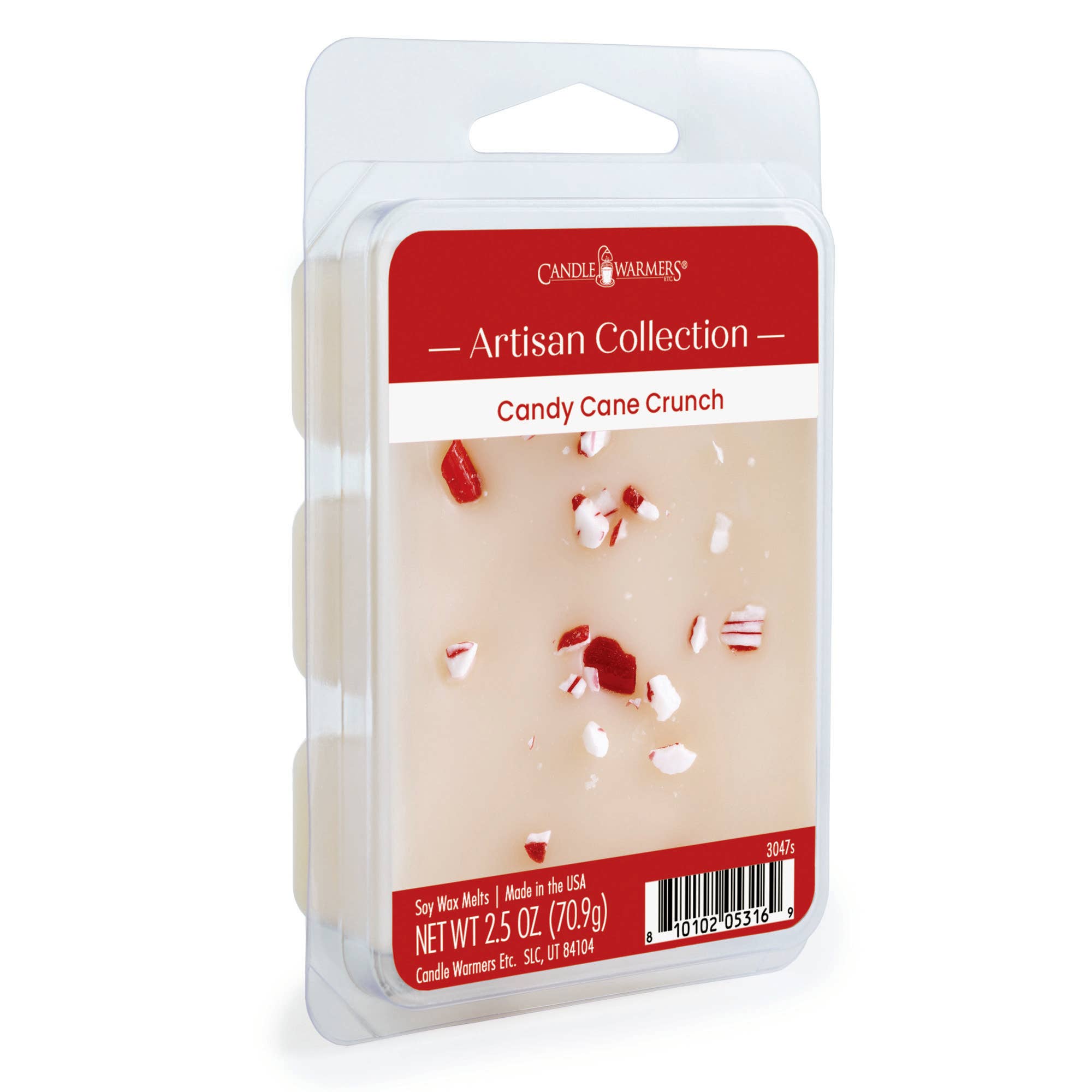 2.5 oz Artisan Wax Melt Candy Cane Crunch