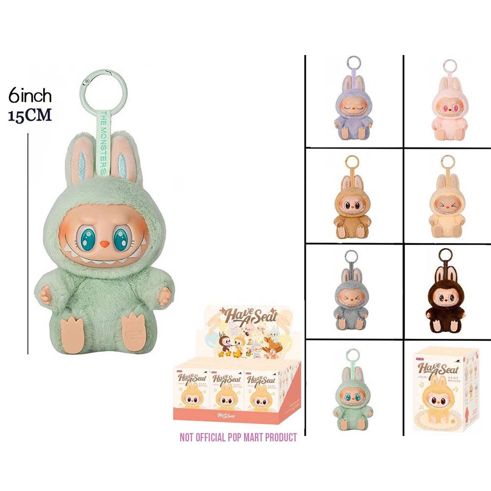6PCS - Labubu Inspired Monster Doll Have A Seat Blind Box